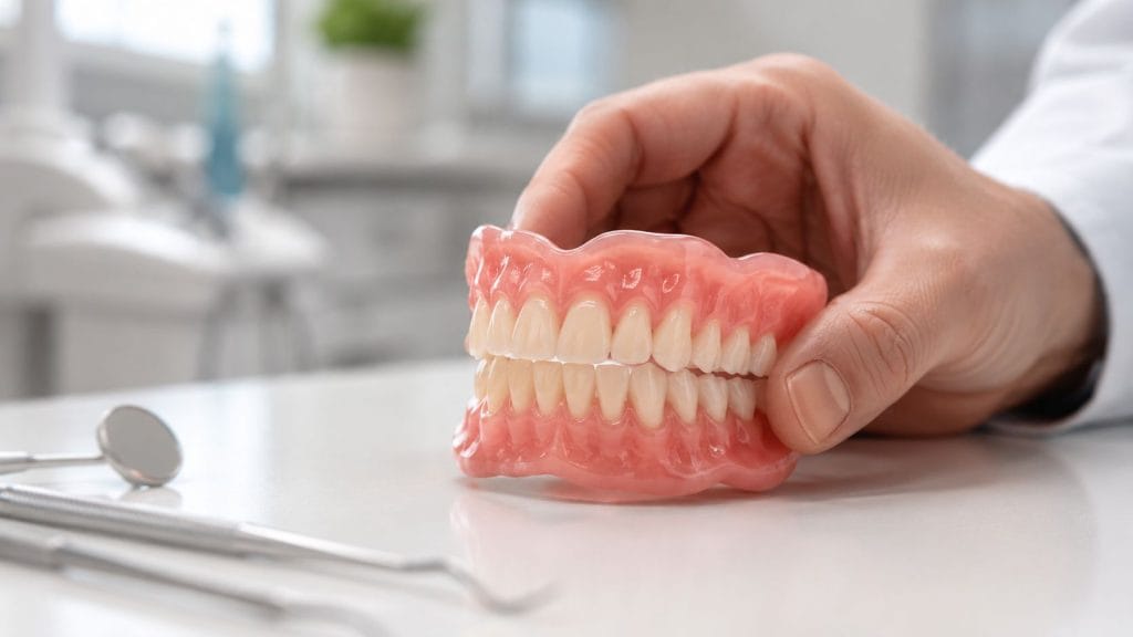 Custom dental dentures
