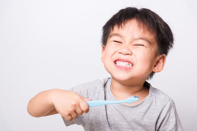 Healthy child's smile